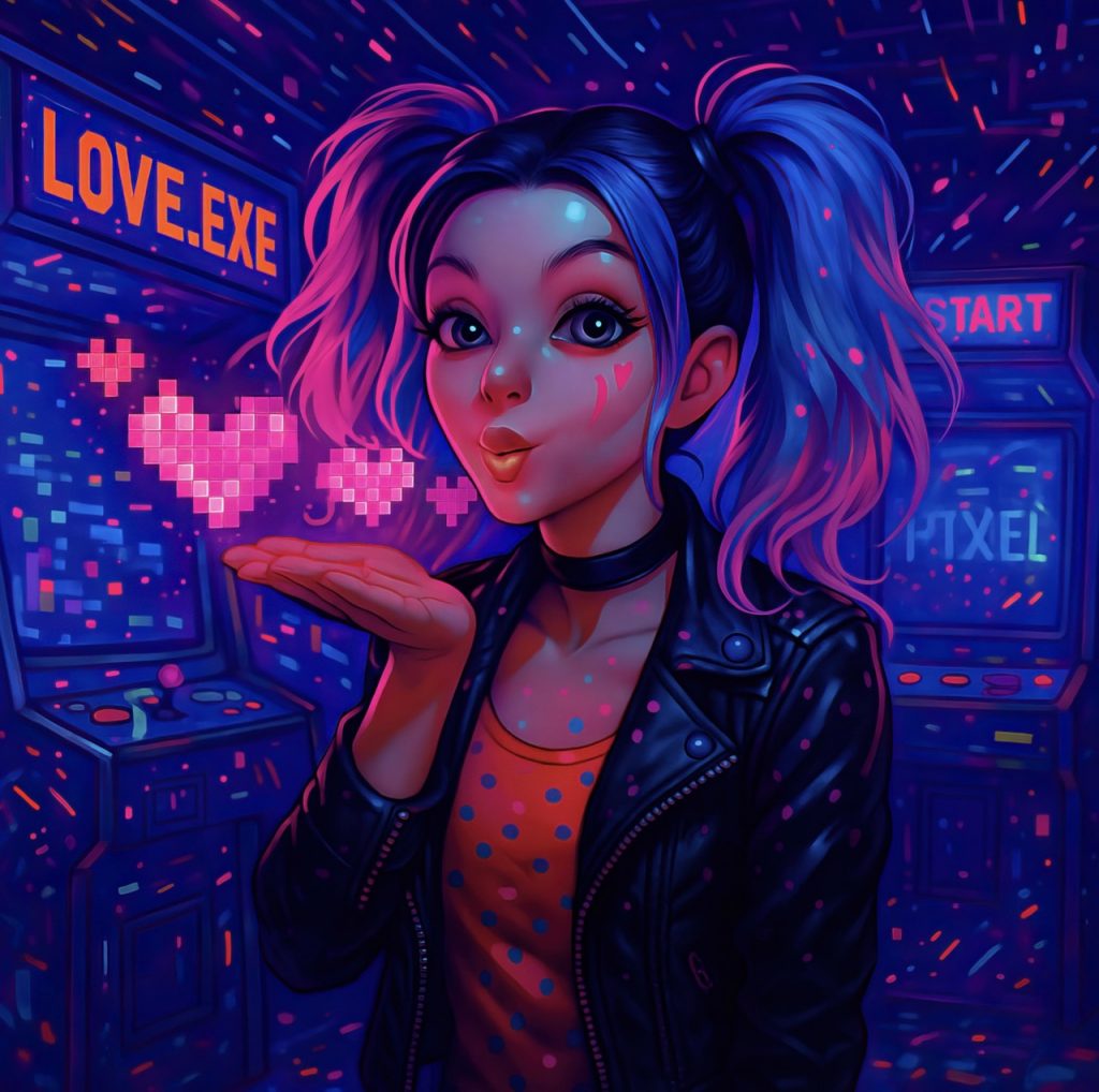 Glitch Amour frappe fort avec Love.exe, un album hyperpop mêlant 8-bit, voix autotunées et émotion numérique.