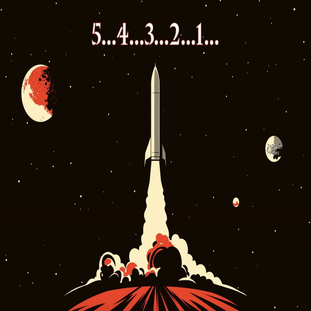 Zachary Mason signe un EP audacieux avec “5...4...3...2...1...”, mêlant space rock, psychédélisme et expérimentation dans une odyssée sonore entre Terre et Mars. Un voyage musical immersif et poétique à découvrir absolument.