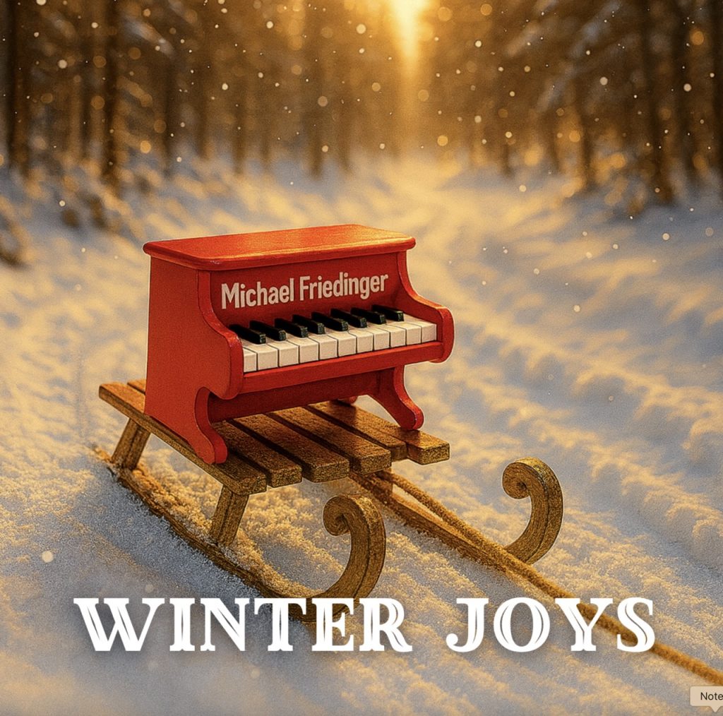 « Winter Joys » de Michael Friedinger est un single jazz lumineux et swing qui évoque la joie simple d’une journée d’hiver ensoleillée, entre nostalgie et esprit des fêtes.