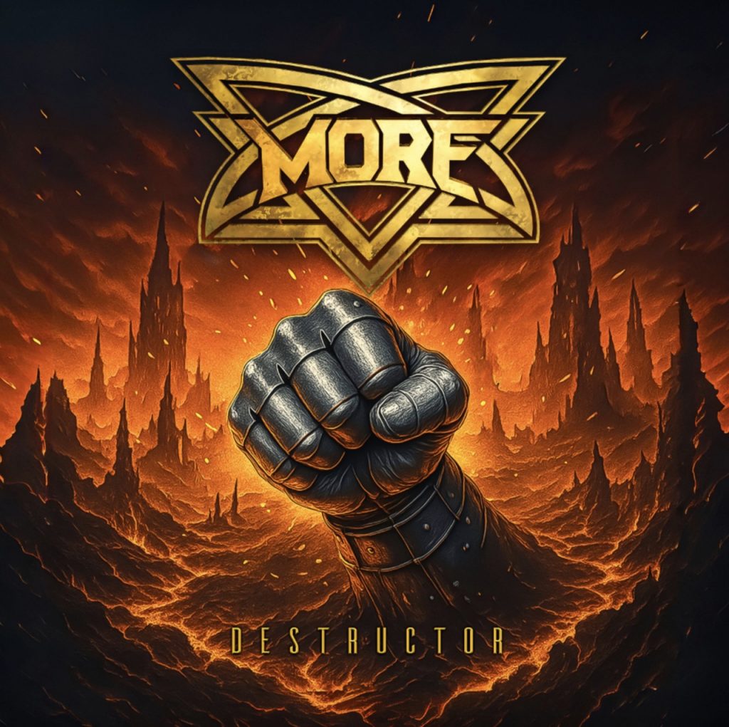 Avec « Destructor », MORE signe un retour explosif dans le hard rock, alliant riffs puissants, atmosphères sombres et compositions raffinées.
