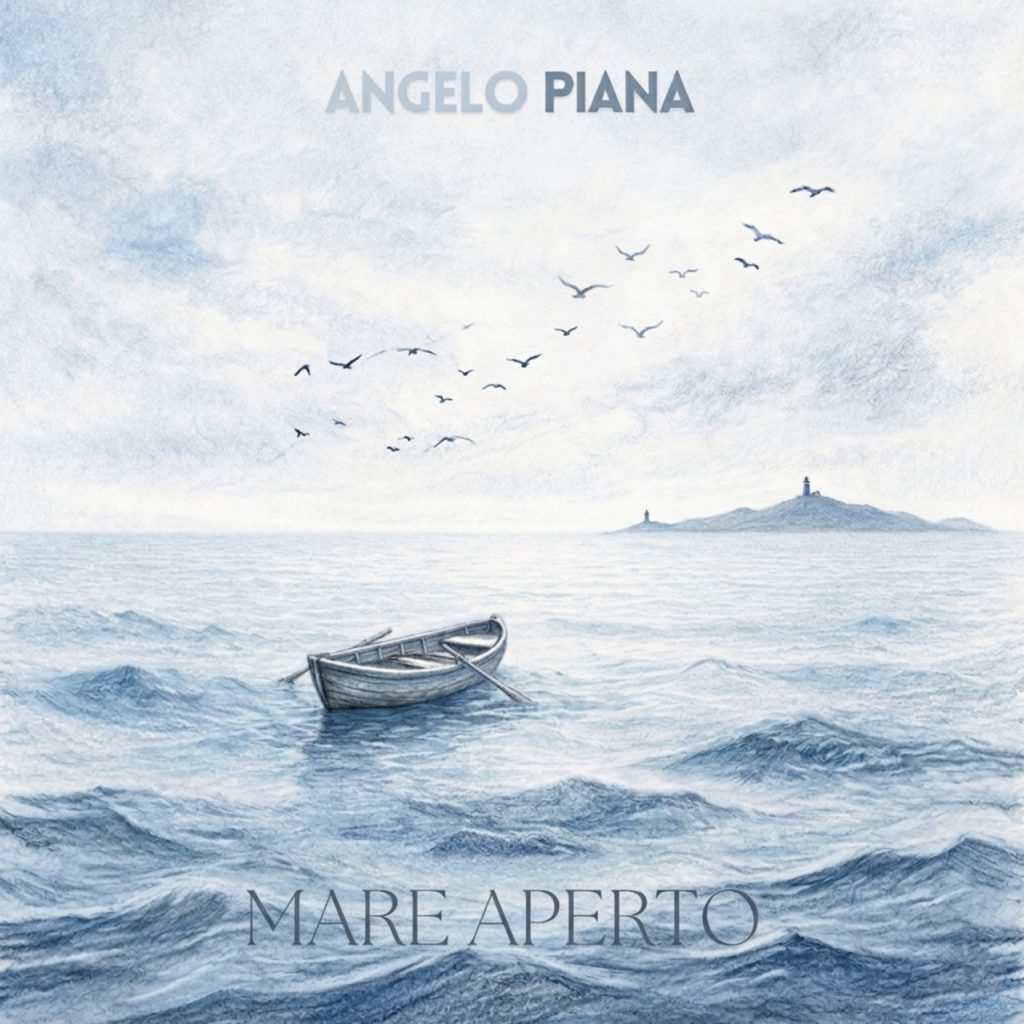 Le pianiste Angelo Piana propose avec Mare Aperto une pièce acoustique délicate, où le piano seul guide un voyage émotionnel entre calme et tension.