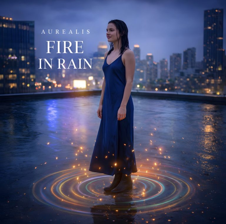 Aurealis dévoile “Fire in Rain”, une pop électronique cinématique entre lumière et émotion