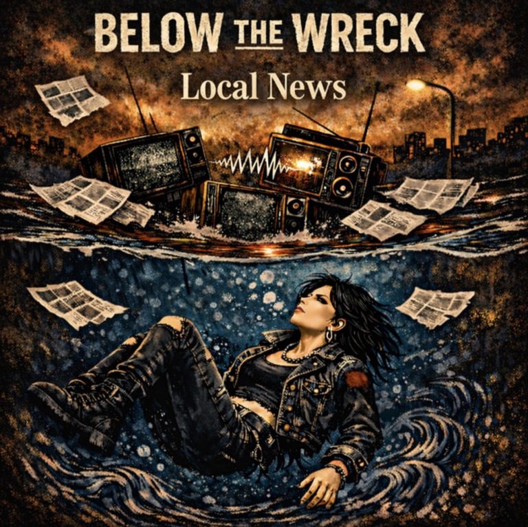 « Local News », Below the Wreck dénonce le chaos médiatique à travers un rock alternatif puissant